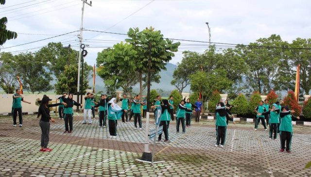 Senam Pagi di PN Solok