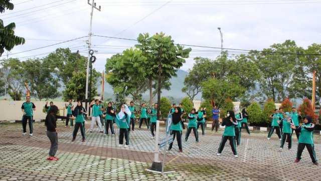 Senam Pagi di PN Solok